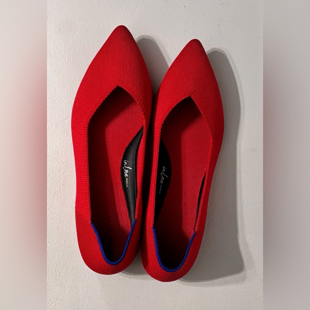 Rothy’s: The Point II Lollipop Red